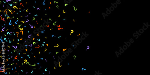 Question marks Quiz, doubt poll query public poll.