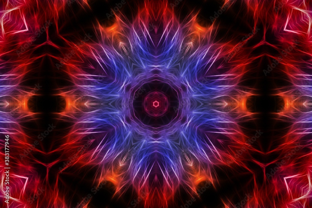 abstract fractal background with circles abstract fractal background with circles