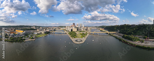 view of the city of the river, point pittsburgh