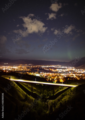 Comet NEOWISE over Kamloops BC