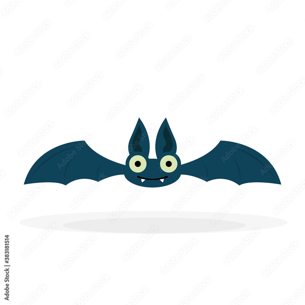 Scary bat icon. Animal icon. Halloween - Vector Scary bat icon. Animal icon. Halloween - Vector