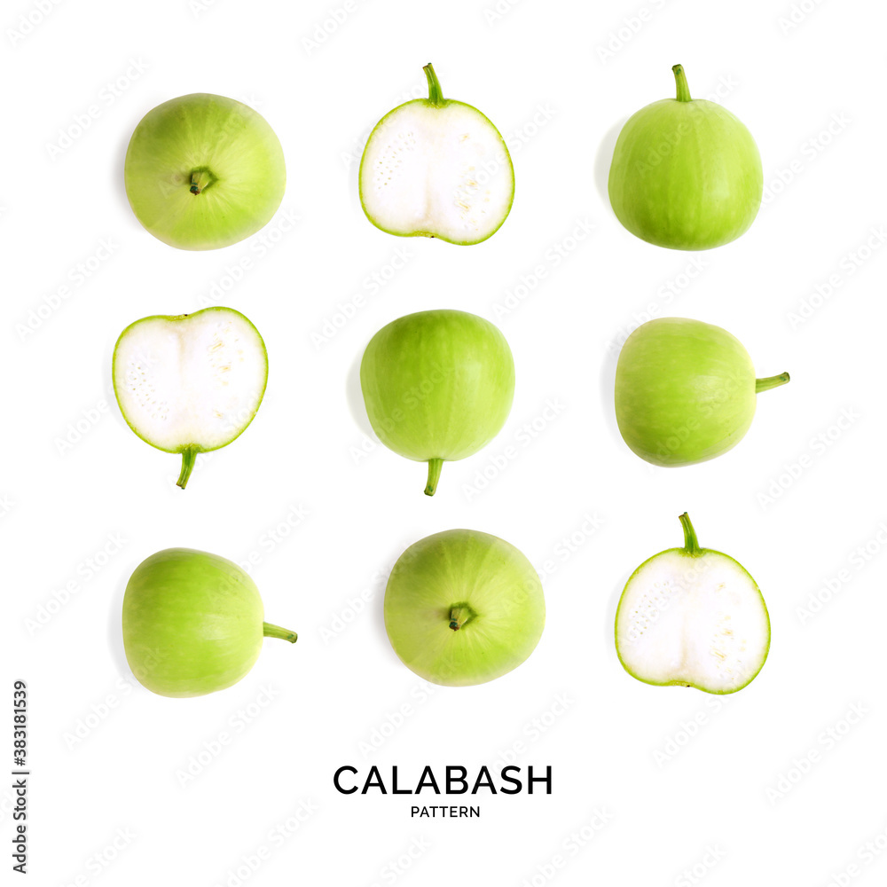Seamless pattern with calabash. Abstract background. Calabash on the white background. Seamless pattern with calabash. Abstract background. Calabash on the white background.