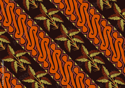 Batik Indonesian: is a technique of wax-resist dyeing applied to whole cloth, or cloth made using this technique originated from Indonesia.