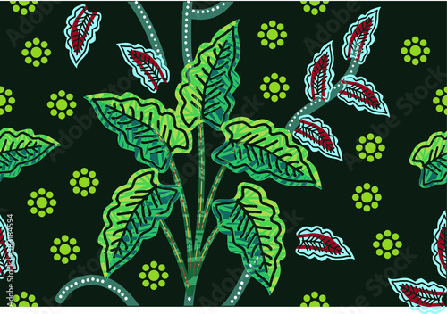 Batik Indonesian: is a technique of wax-resist dyeing applied to whole cloth, or cloth made using this technique originated from Indonesia.
