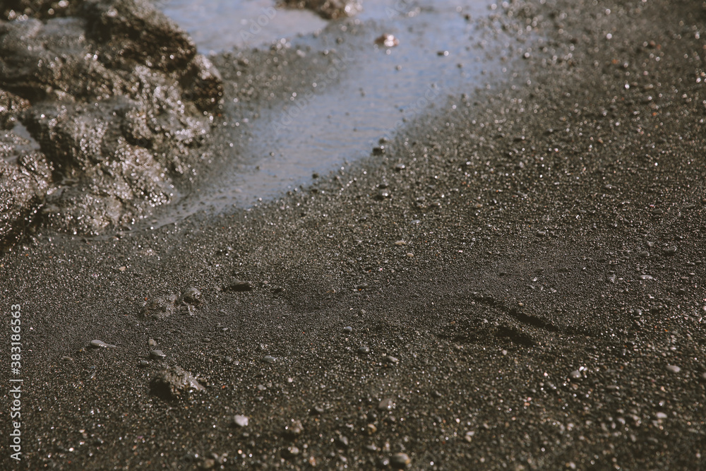 Black sand, Punaluu Beach, hawaii
Black sand, Punaluu Beach, hawaii