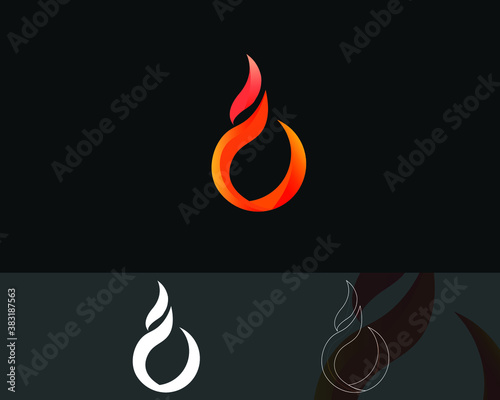Modern abstract Flame corporate logo design torch,fire,burn,blaze and hot creative graphic element business