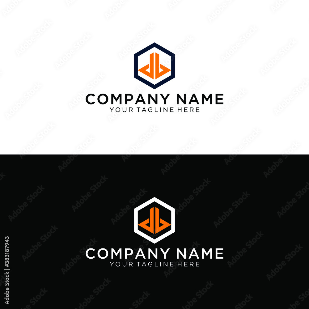 Naklejka premium Letter jj minimalist art monogram. Creative Design vector linear for Title, Header, Lettering, Logo. Modern Two Monogram for corporate Business. Labyrinth Line art style on white background.