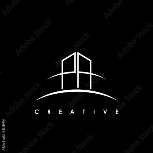 PA Letter Initial Logo Design Template Vector Illustration	
