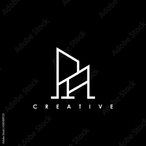 PA Letter Initial Logo Design Template Vector Illustration	
