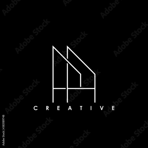 PA Letter Initial Logo Design Template Vector Illustration	
