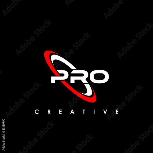 PRO Letter Initial Logo Design Template Vector Illustration	
 photo