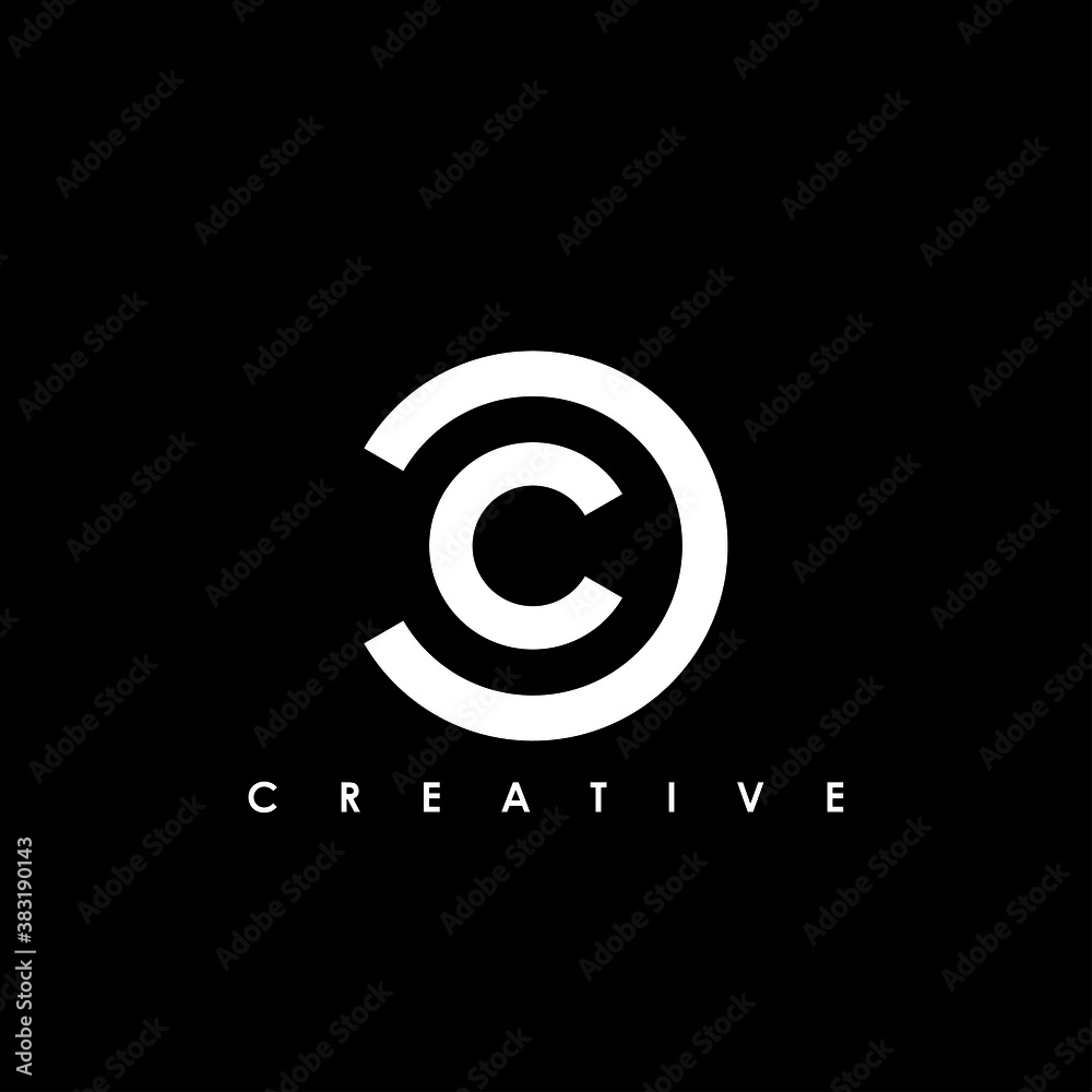 Obraz premium OC Letter Initial Logo Design Template Vector Illustration 