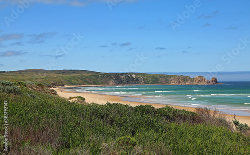 Landscape with Woolamai Beach - Phillip Island  Victoria  Australia