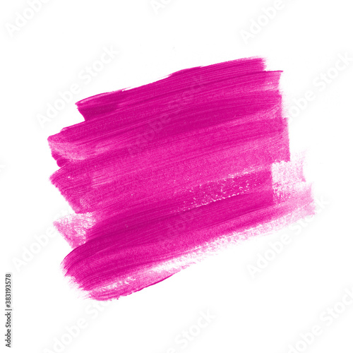 Wallpaper Mural Pink logo brush stroke painted watercolor background. Perfect design for headline and sale banner.  Torontodigital.ca