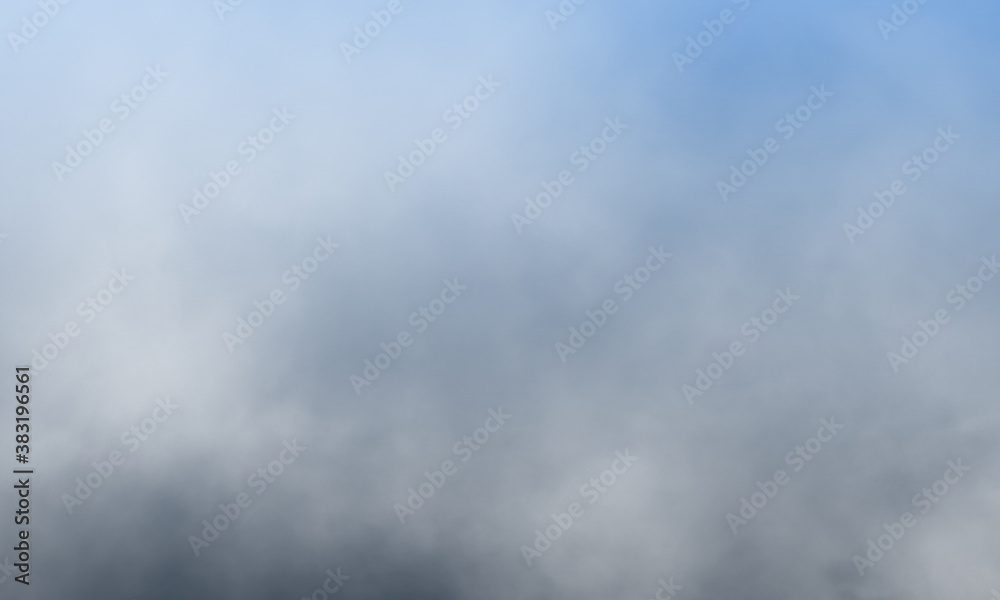 Fototapeta premium Abstract white smoke on dark blue light color background