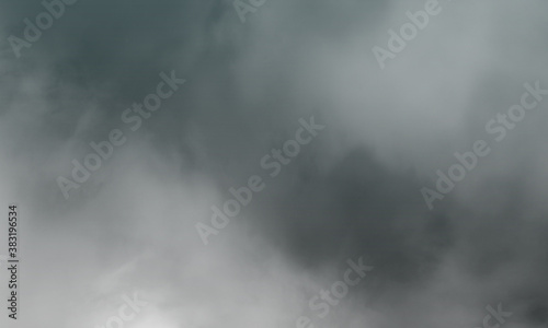 Abstract white smoke on cool grey color background
