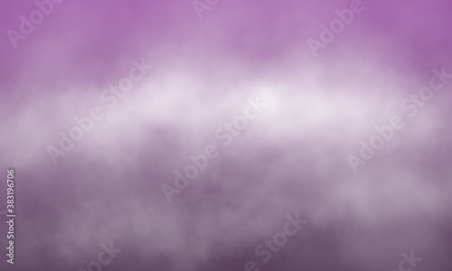 Abstract white smoke on light violet color background