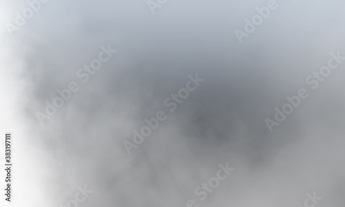 Abstract white smoke on blue grey color background