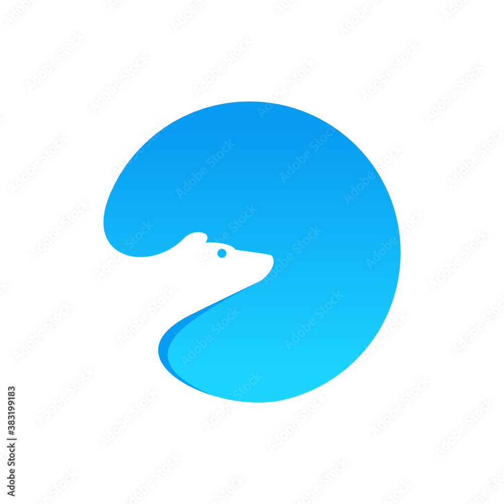O Letter Bear Logo Design Template Inspiration, Vector. O Letter Bear Logo Design Template Inspiration, Vector.