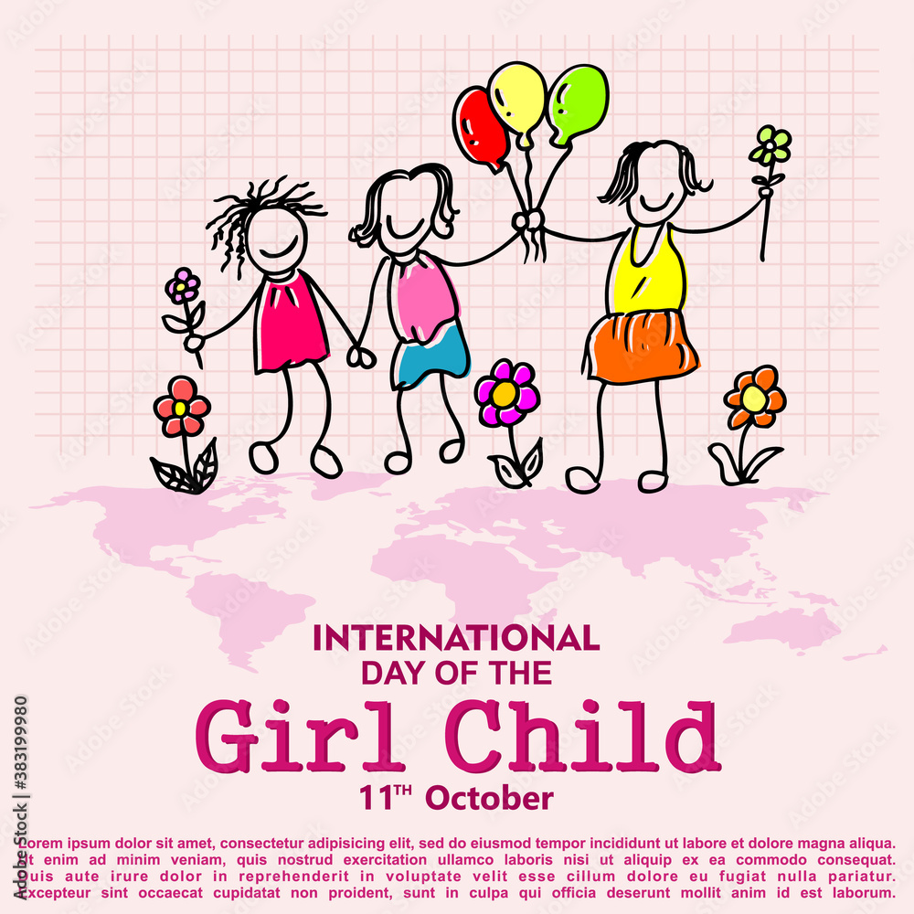 International Day Of The Girl Child, october 11 International Day Of The Girl Child, october 11