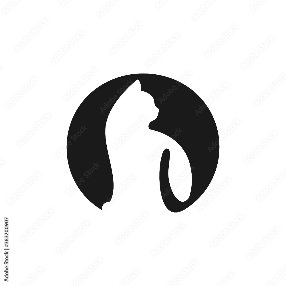 O Letter Cat Logo Design Template Inspiration, Vector. O Letter Cat Logo Design Template Inspiration, Vector.