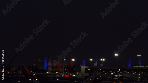Wallpaper Mural lax airport at night 2 Torontodigital.ca