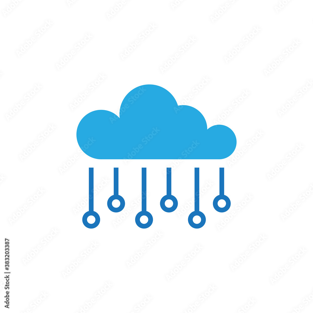 Cloud computing. network icon design. vector illustration Cloud computing. network icon design. vector illustration