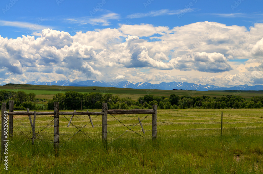 Montana - Cloudy Skies by Highways 3 & 191