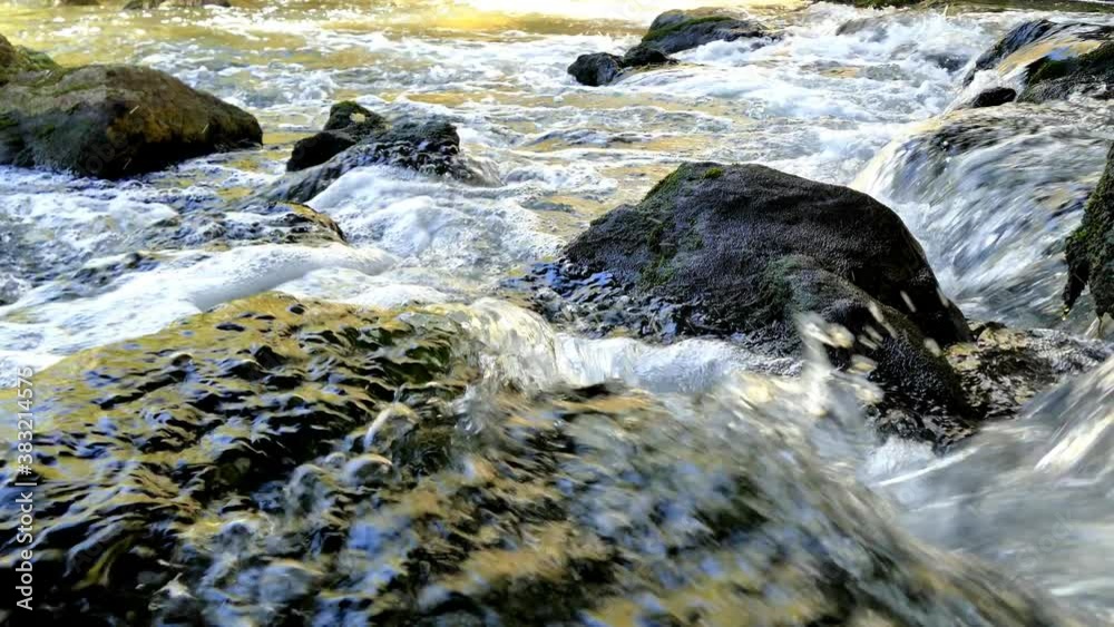 river running wild over rocks in Germany river running wild over rocks in Germany