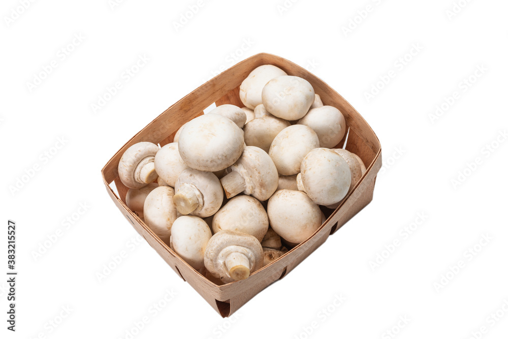 Champignon mushroom isolated on white background. Champignon mushroom isolated on white background.