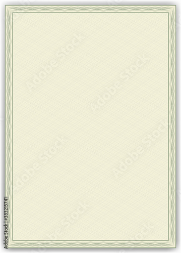 Design elements. Guilloche elements for make diploma or certificate.