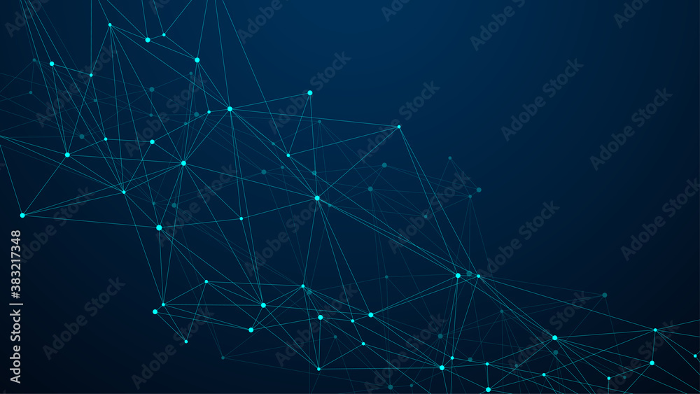 Abstract plexus background with connected lines and dots. Plexus geometric effect. Digital data visualization. Futuristic technology style low-poly element for design. Vector illustration. Abstract plexus background with connected lines and dots. Plexus geometric effect. Digital data visualization. Futuristic technology style low-poly element for design. Vector illustration.