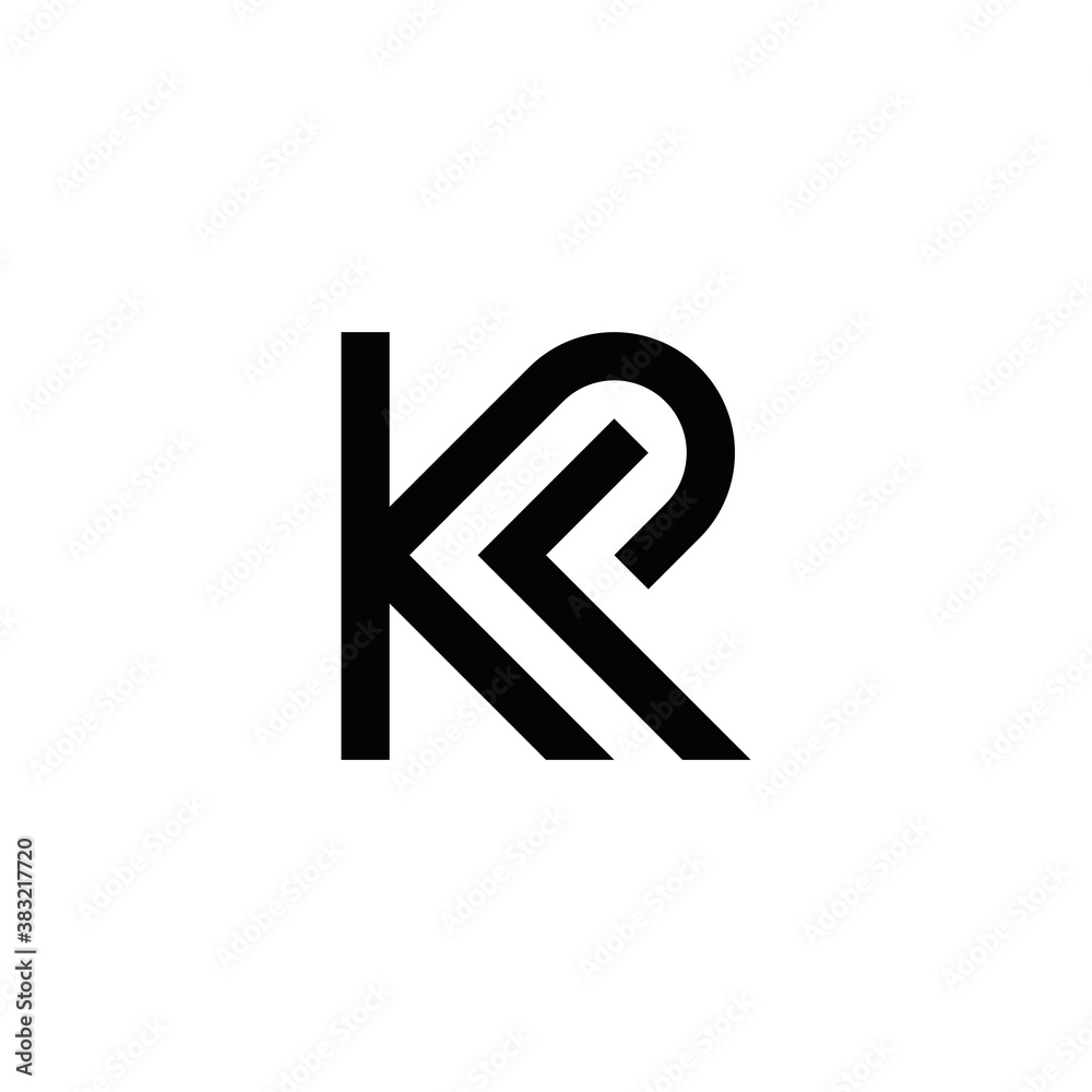 k p kp initial logo design vector symbol graphic idea creative - obrazy, fototapety, plakaty 