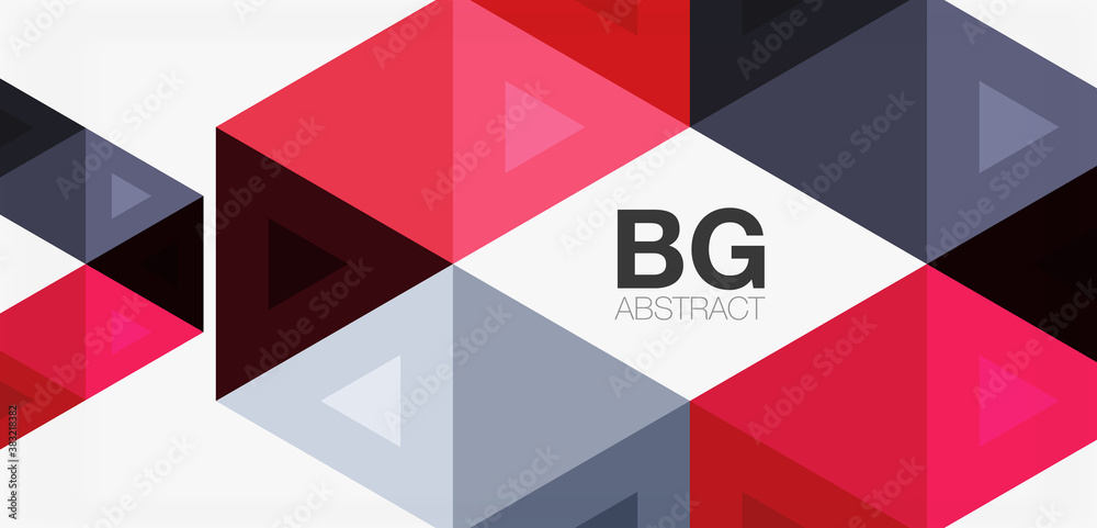 Mosaic triangle pattern abstract background for cover, banner, flyer and poster and other template Mosaic triangle pattern abstract background for cover, banner, flyer and poster and other template