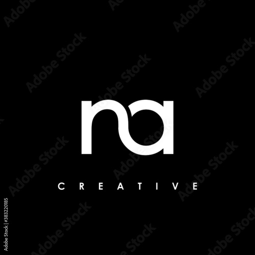 NA Letter Initial Logo Design Template Vector Illustration	
 photo