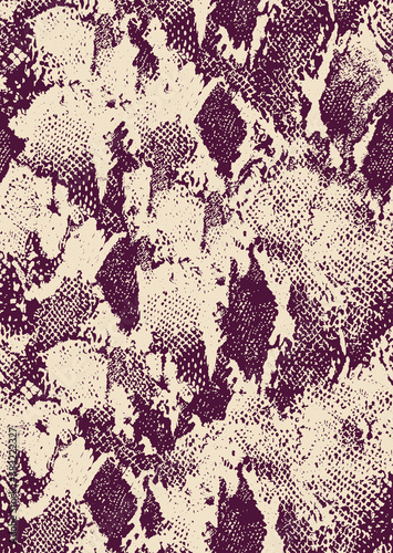 Monochrome Seamless Snake Skin Trendy Fashion Colors High Detailed Design Animal Skin Surface Perfect for Fabric Print and Wrapping Paper