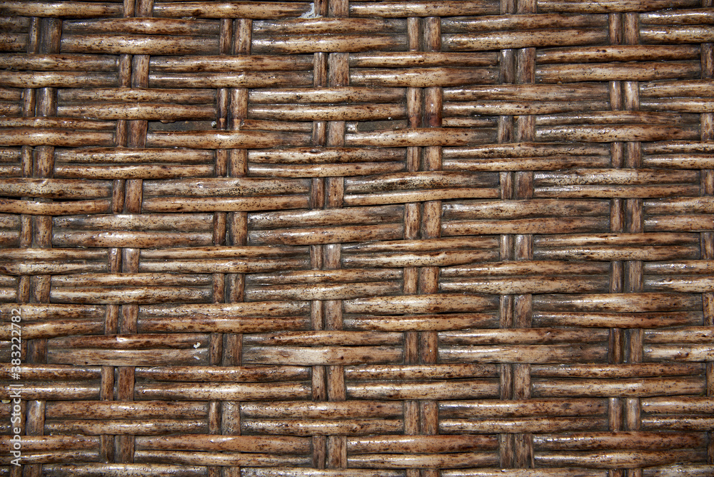 An intertwined vine used to build furniture.