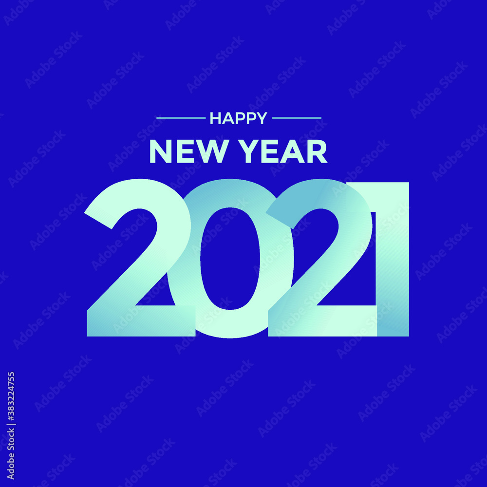New Year 2021 vector looking cold New Year 2021 vector looking cold