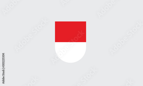 Indonesia flag shield vector illustration Free Download Indonesia flag shield vector illustration - GFXLoad