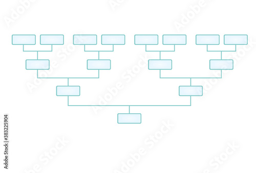 Tournament bracket scheme. vector illustration