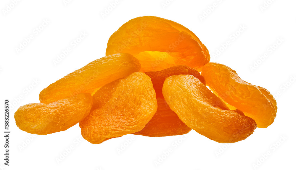 dried apricots with clipping path dried apricots with clipping path
