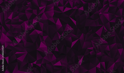 Purple polygonal background. Purple triangle background. Vector illustration. Follow other polygonal backgrounds in my collection.