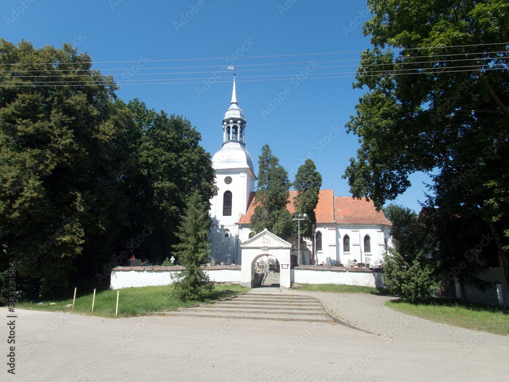 building of a historical church