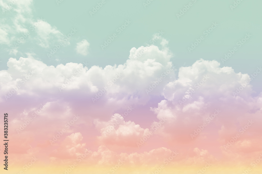Pastel sky background. Colorful sky background. Colorful cloudy pastel sky background. Artistic natural collection.