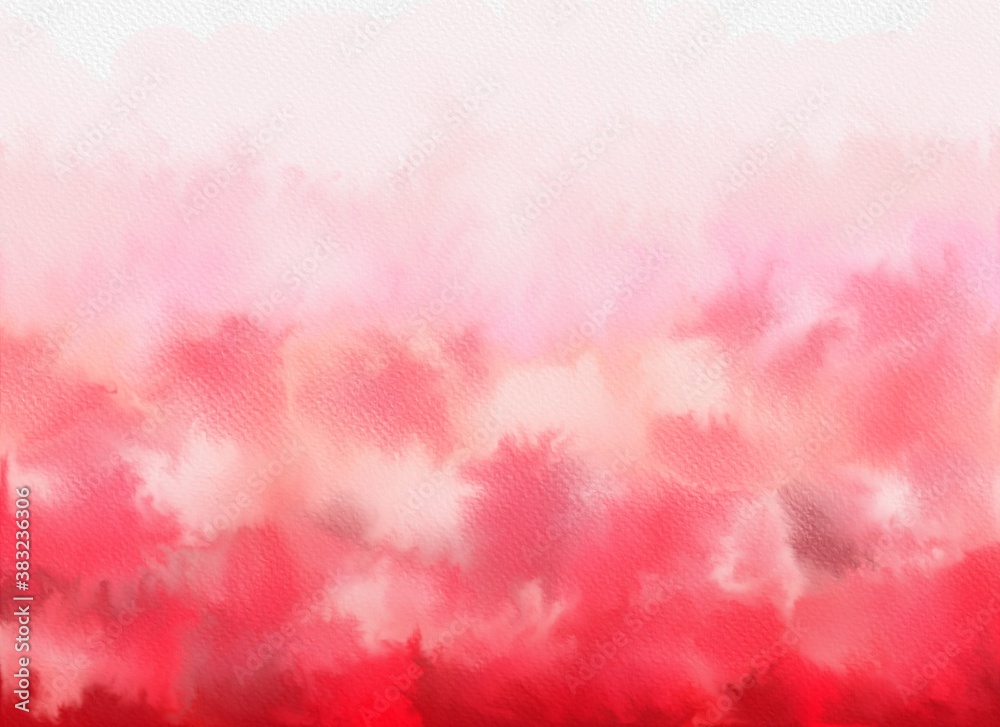 Fototapeta premium Abstract watercolor background. Graphic design elements. Painted in red color.
