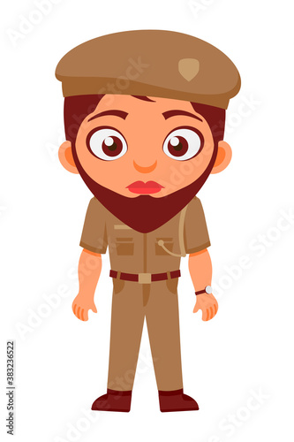 Indian, Man, Police, Constable, Indian Police Service,