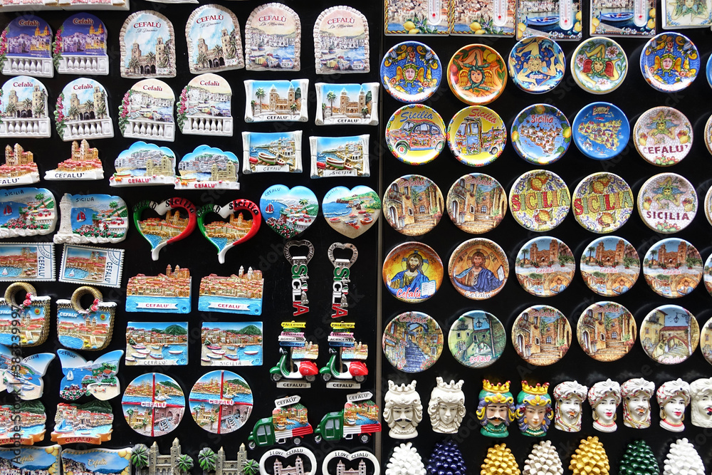 Fototapeta premium Italy. Sicilia. Souvenirs of Cefalu.