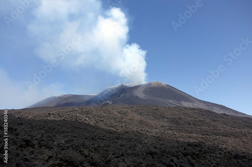 Italy. Sicilia. On top of Mount Etna