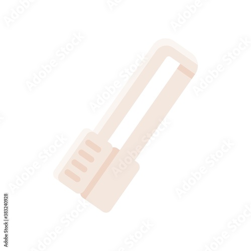 bakery shop icons related tong use for bakery shop vectors in flat style,