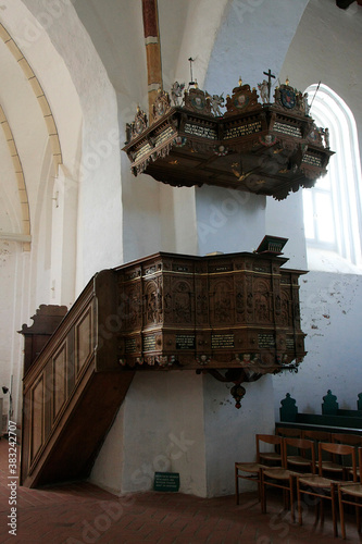 St. Johanniskirche in Nieblum,  Schleswig-Holstein, Deutschland, Europa  -- St. John's Church in Nieblum, Schleswig-Holstein, Germany, Europe photo